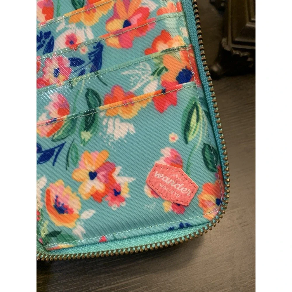 Wander Wallet Floral Bloom Wristlet 7